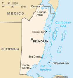 Belize Map