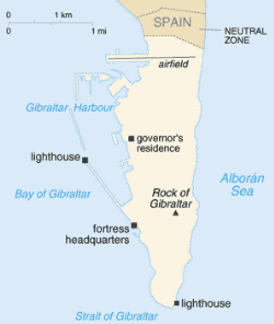 Gibraltar Map