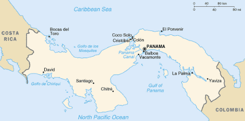 Panama Map